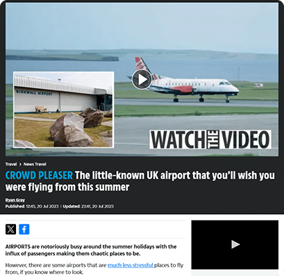 Screenshot 2023 11 18 at 13 51 54 The little known UK airport that youll wish you were flying from this summer